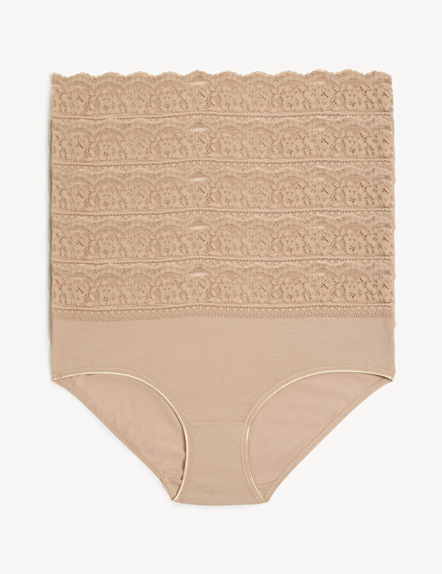 5pk Cotton Lycra® & Lace High Rise Shorts