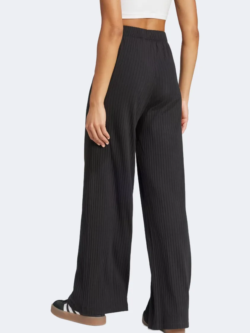Adidas Essentials Wide Rib Women Original Pant Black