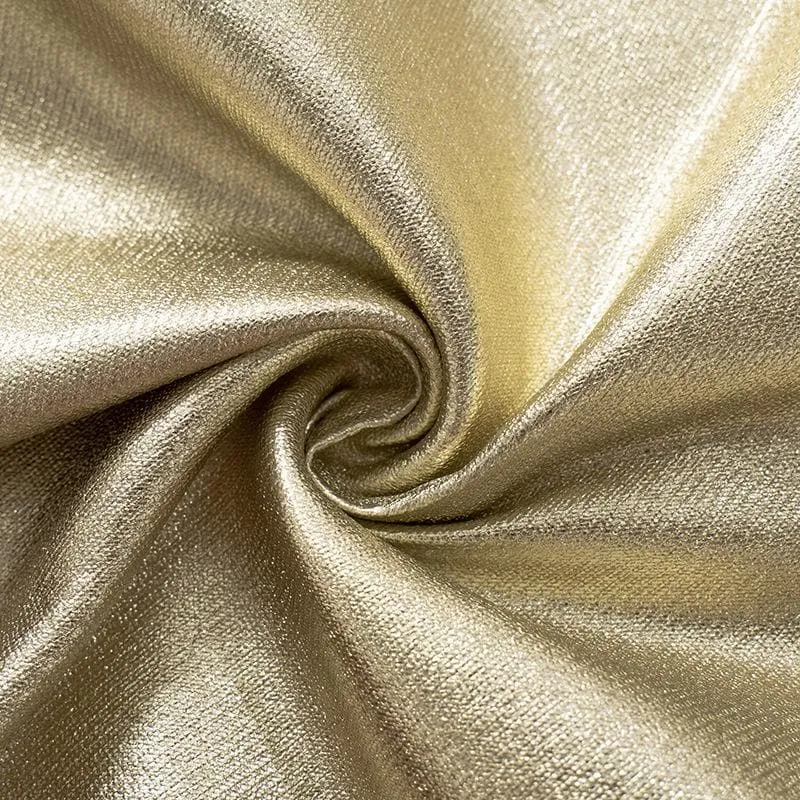 Backless metallic sweetheart neck solid tube top