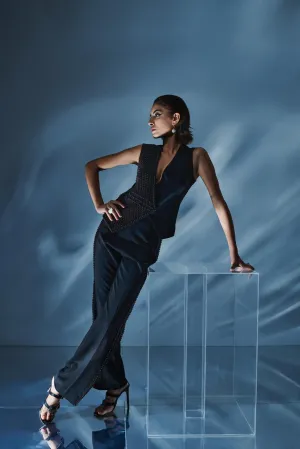 Black On Black Pearl Trouser