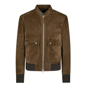 British Fashionable Real Suede Leather Jacket
