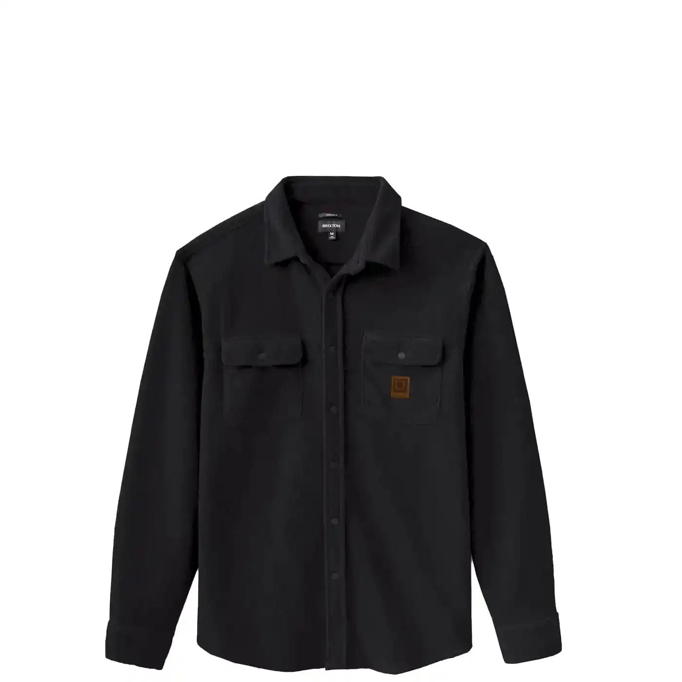 Brixton Bowery Long Sleeve Arctic Stretch Fleece, black