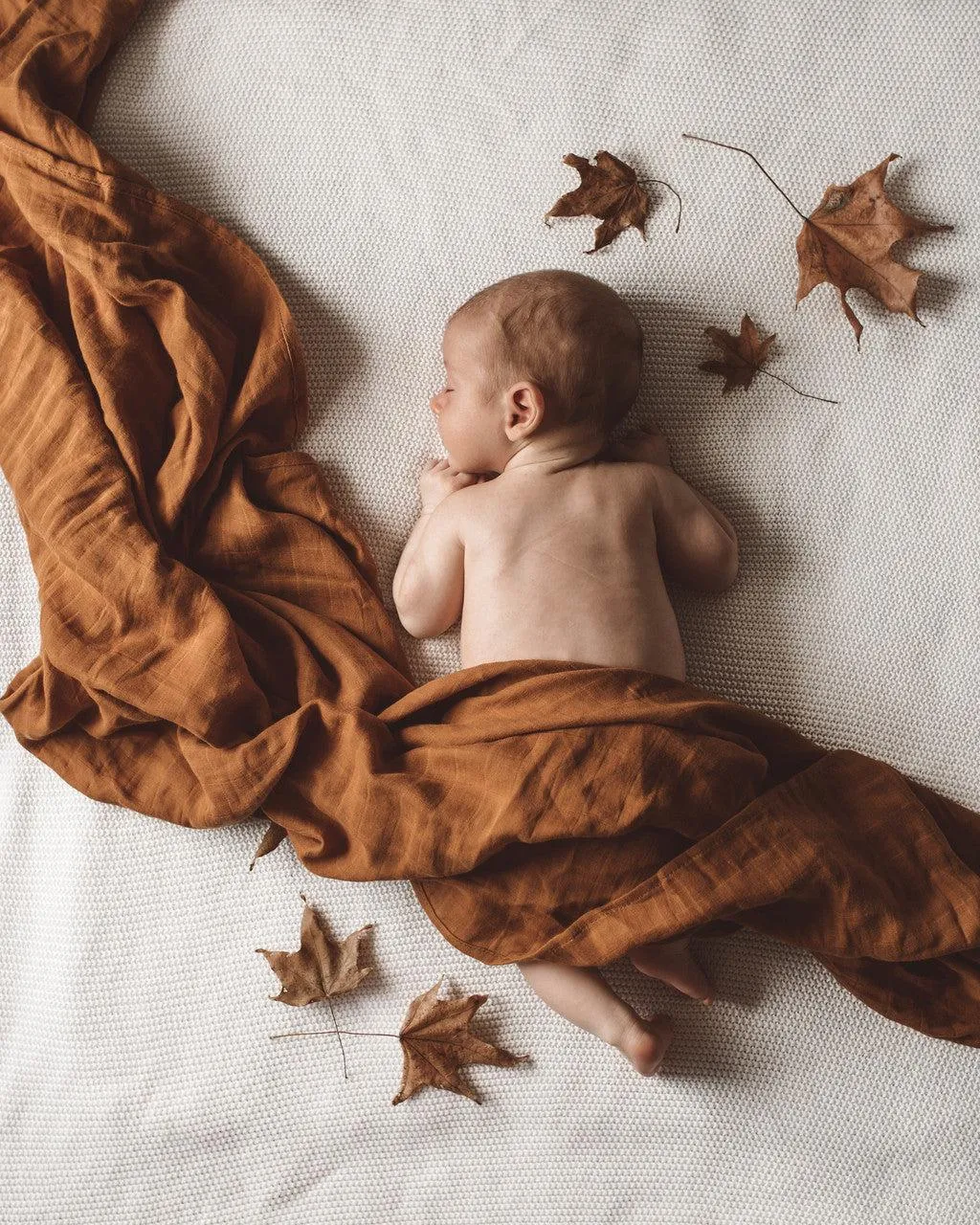 Bronze Baby Organic Muslin Wrap