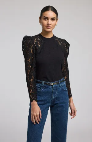 Carlina Lace Combo Top