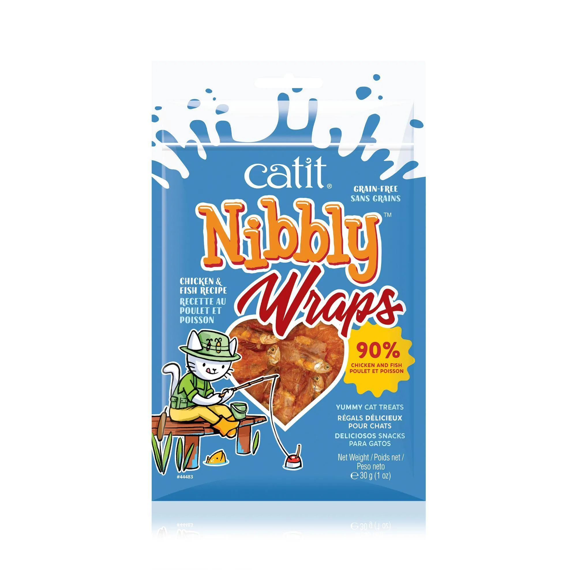 Catit Nibbly Wraps - Chicken & Fish 30g