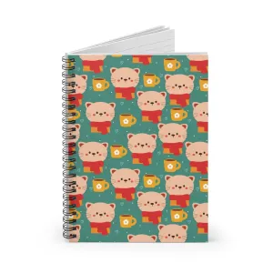Cats in Scarves Spiral Notebook