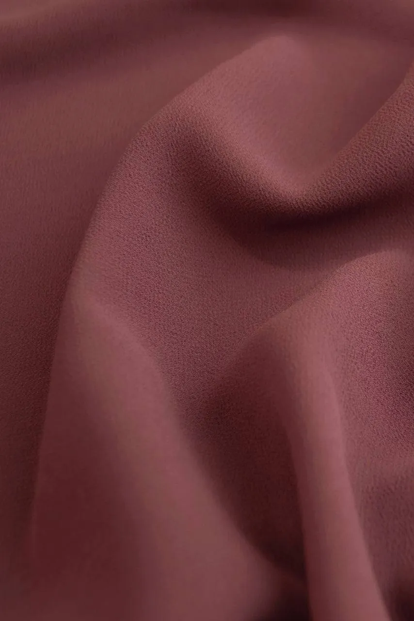 Classic Maxi Chiffon Hijab - Pink Truffle