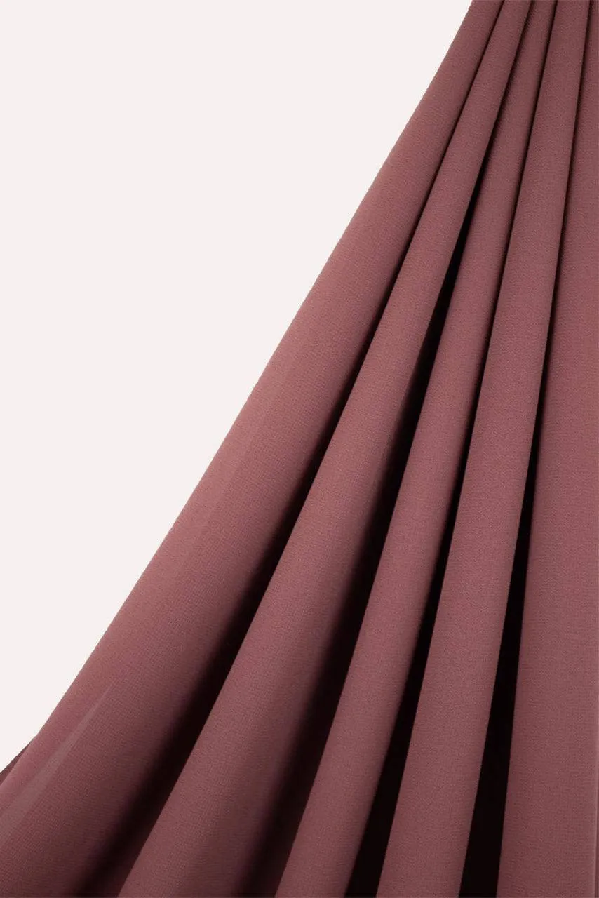 Classic Maxi Chiffon Hijab - Pink Truffle