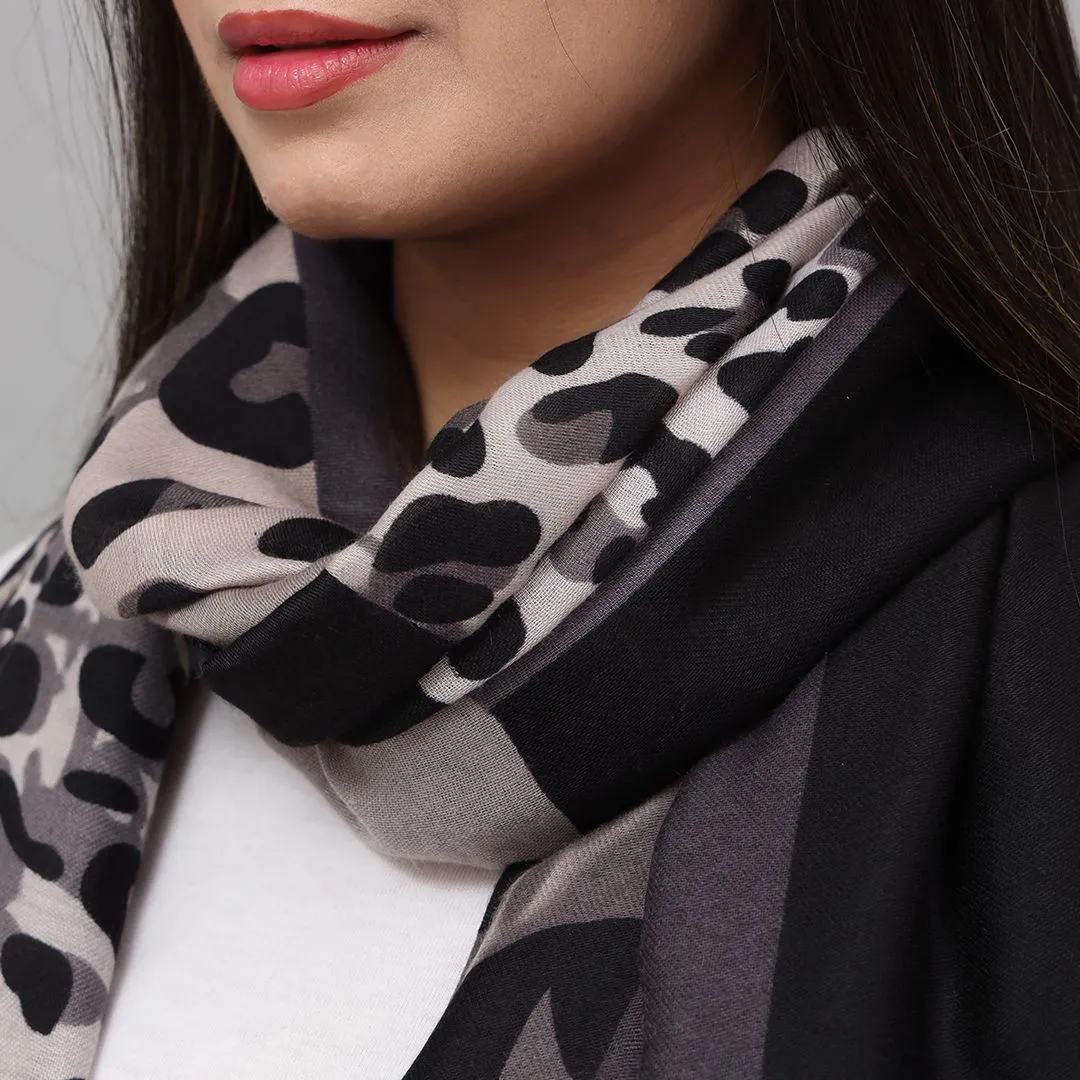 Classic Space Stone Design Cashmere Scarf