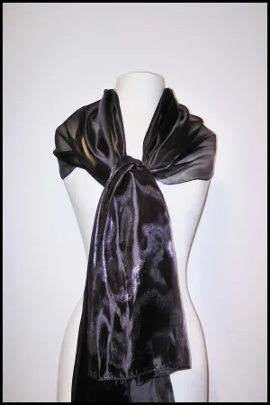 Delicate Sheer Evening Shimmer Shawl Scarf