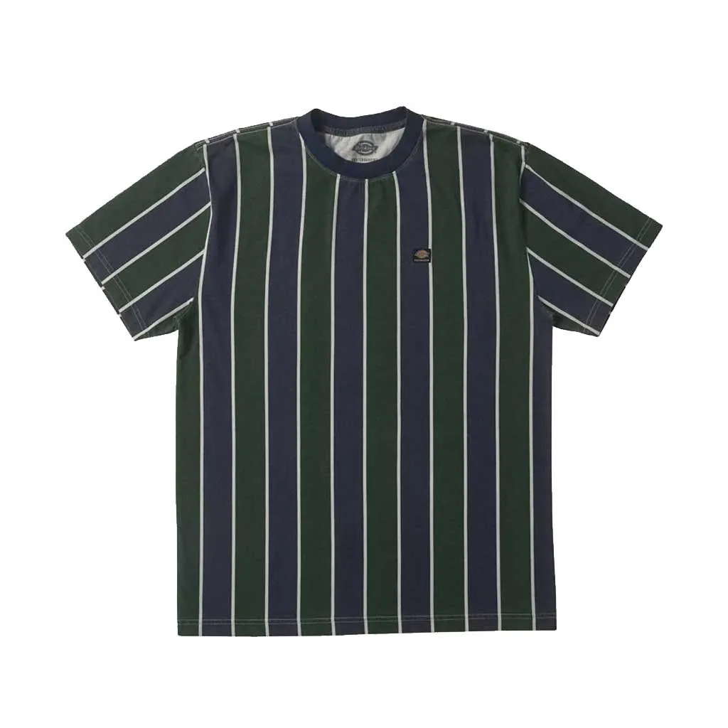 Dickies J Hayes Stripe S/S Tee - Navy/Pine Stripe