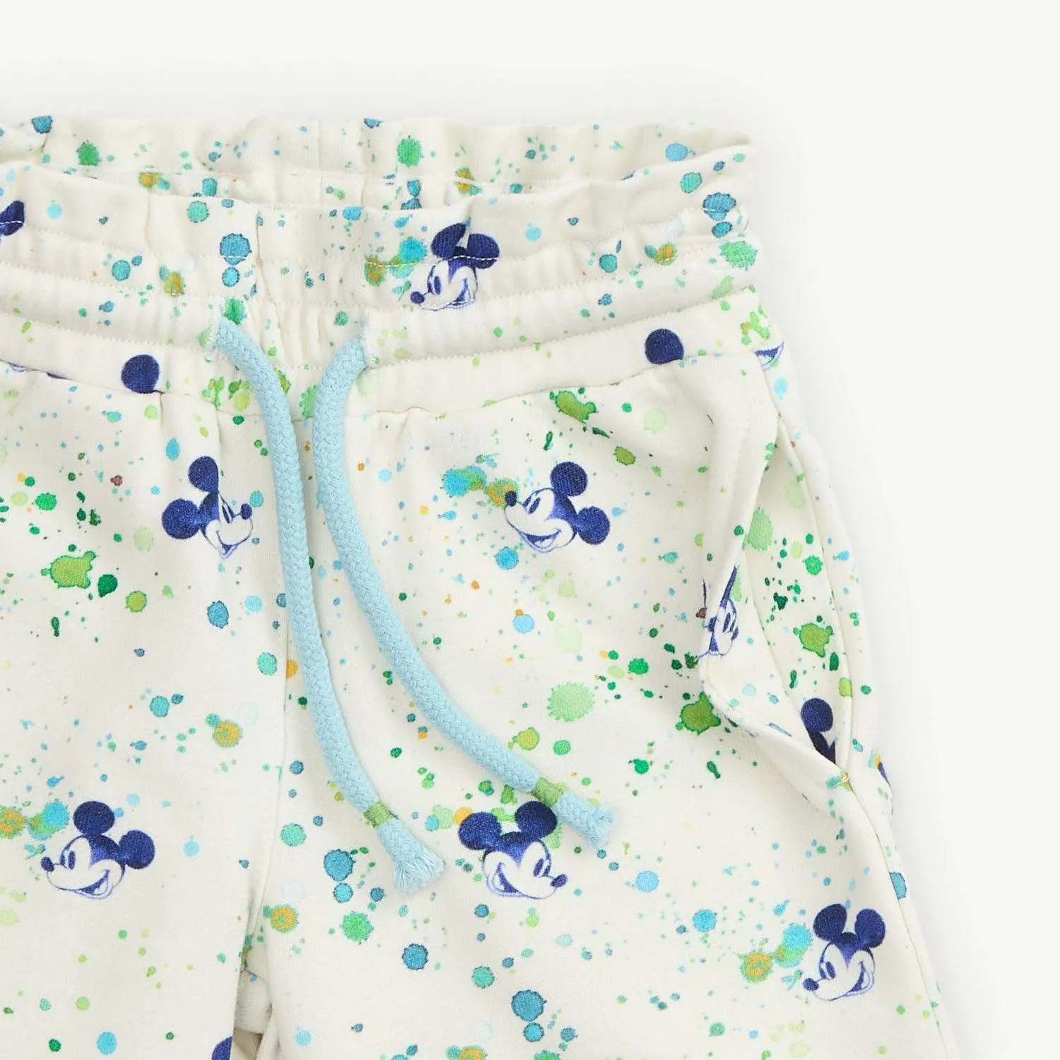 Disney | Magnetic Me Mickey Splatter cotton wide leg sweatpant