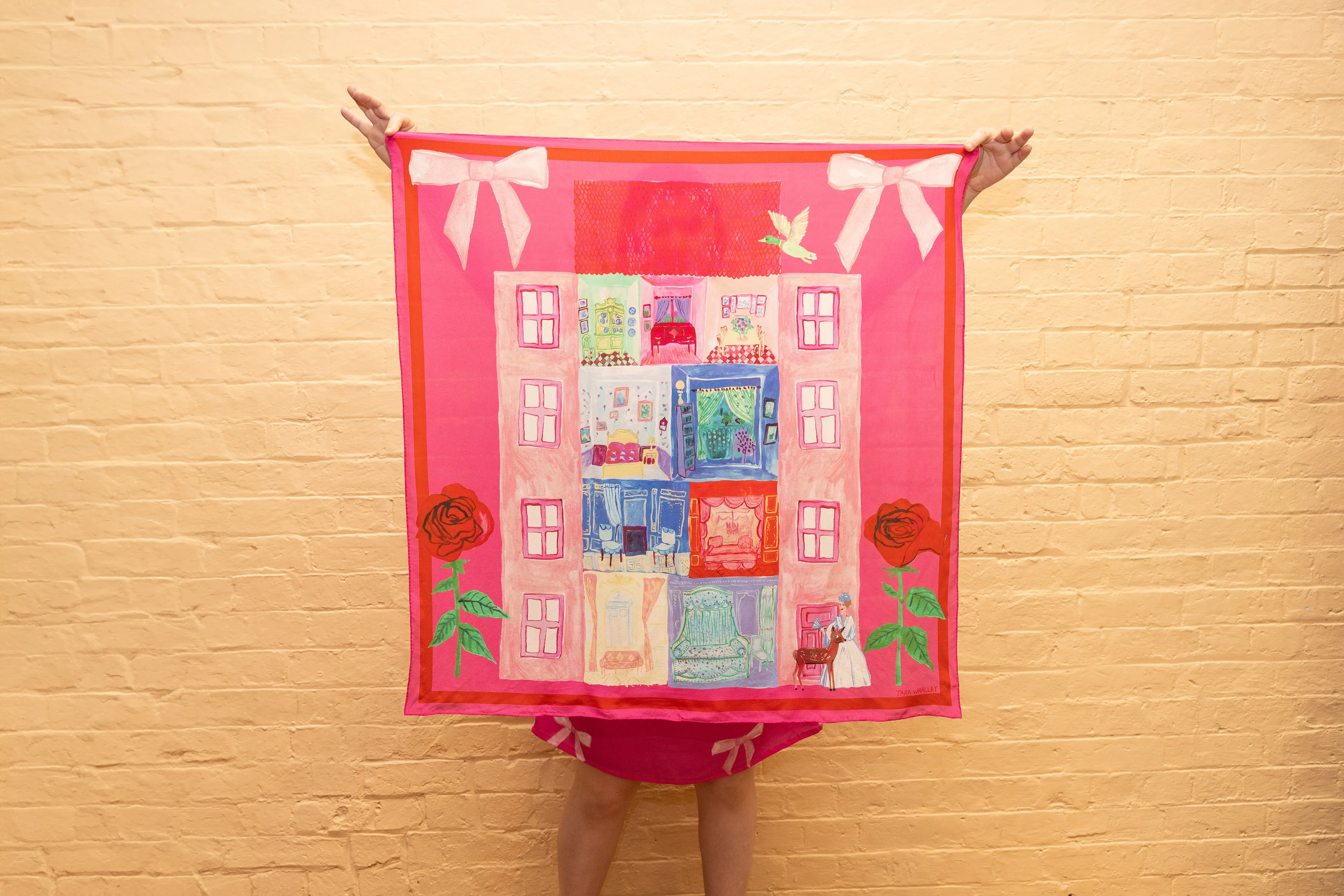 Doll House Silk Scarf