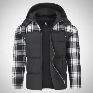 Dragan Plaid Puffer Jacket