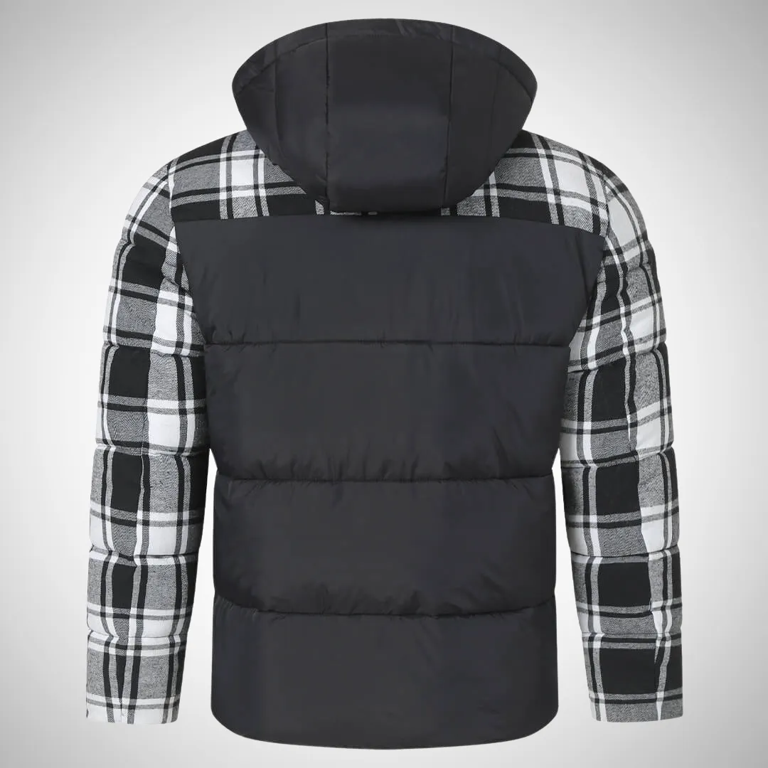 Dragan Plaid Puffer Jacket
