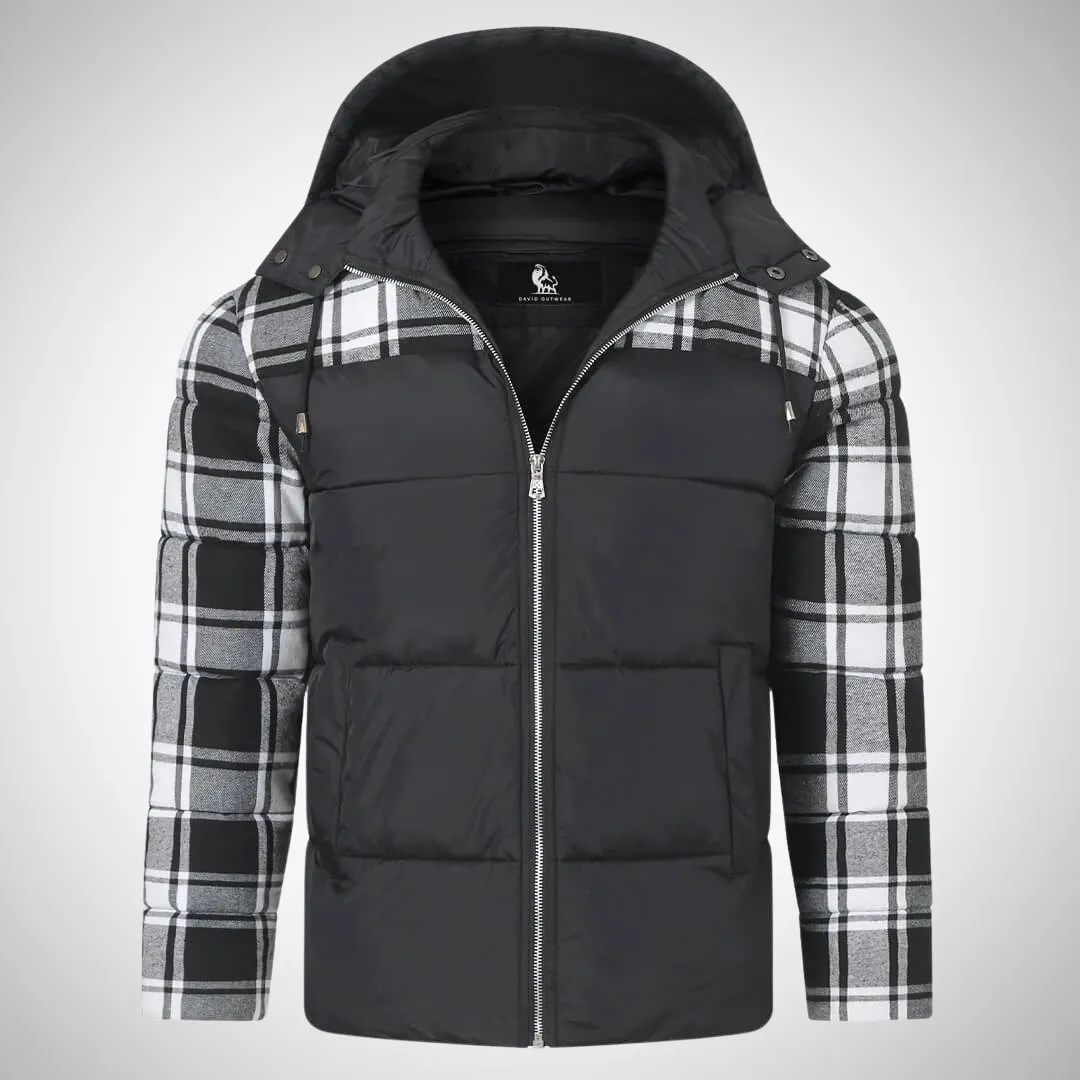 Dragan Plaid Puffer Jacket