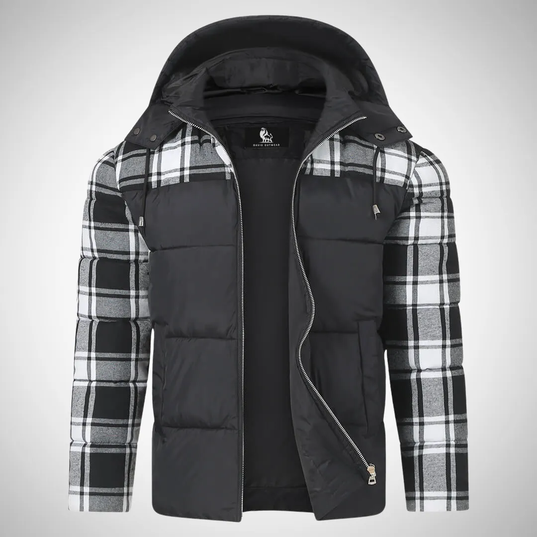 Dragan Plaid Puffer Jacket