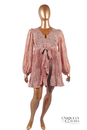 EDGY PLUS: Belinda Lurex Fit & Flare Dress
