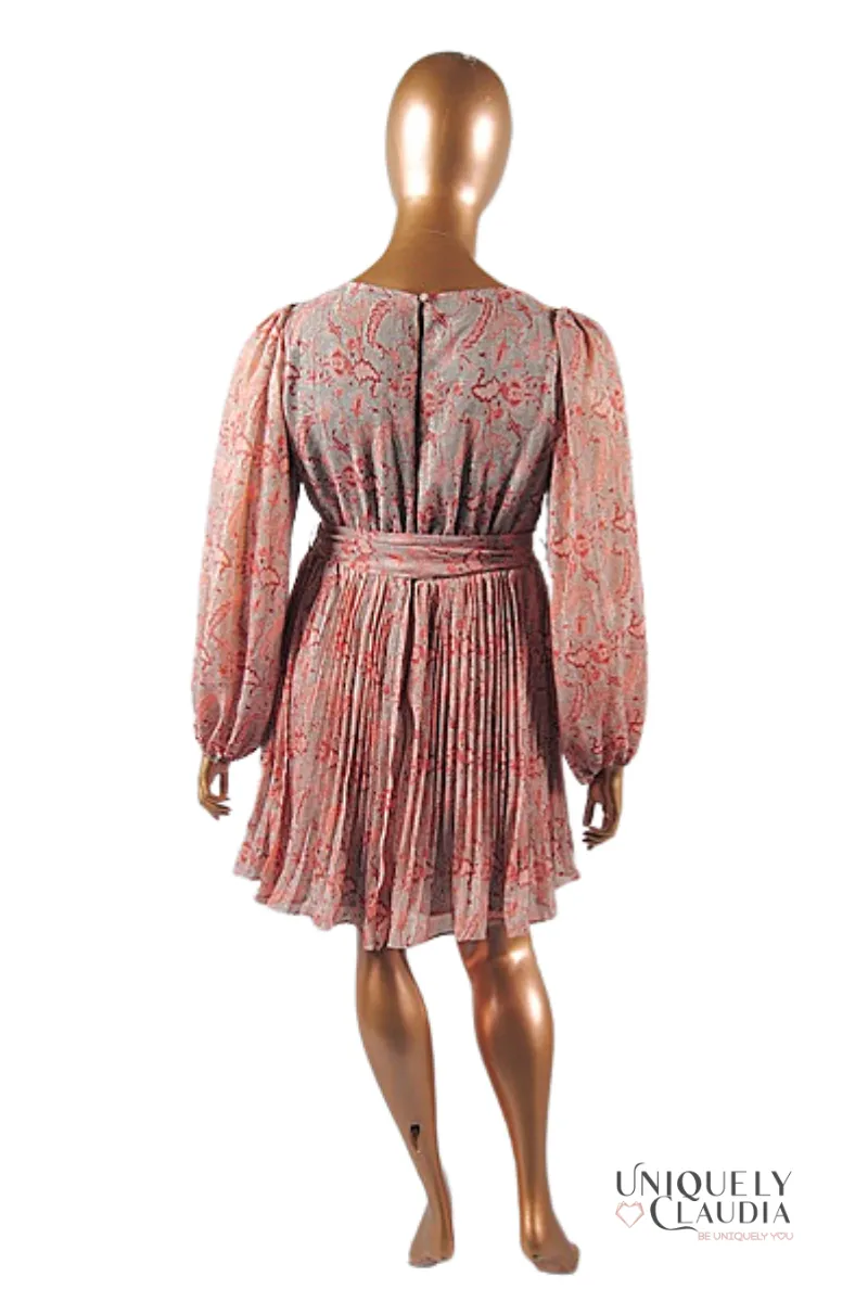 EDGY PLUS: Belinda Lurex Fit & Flare Dress