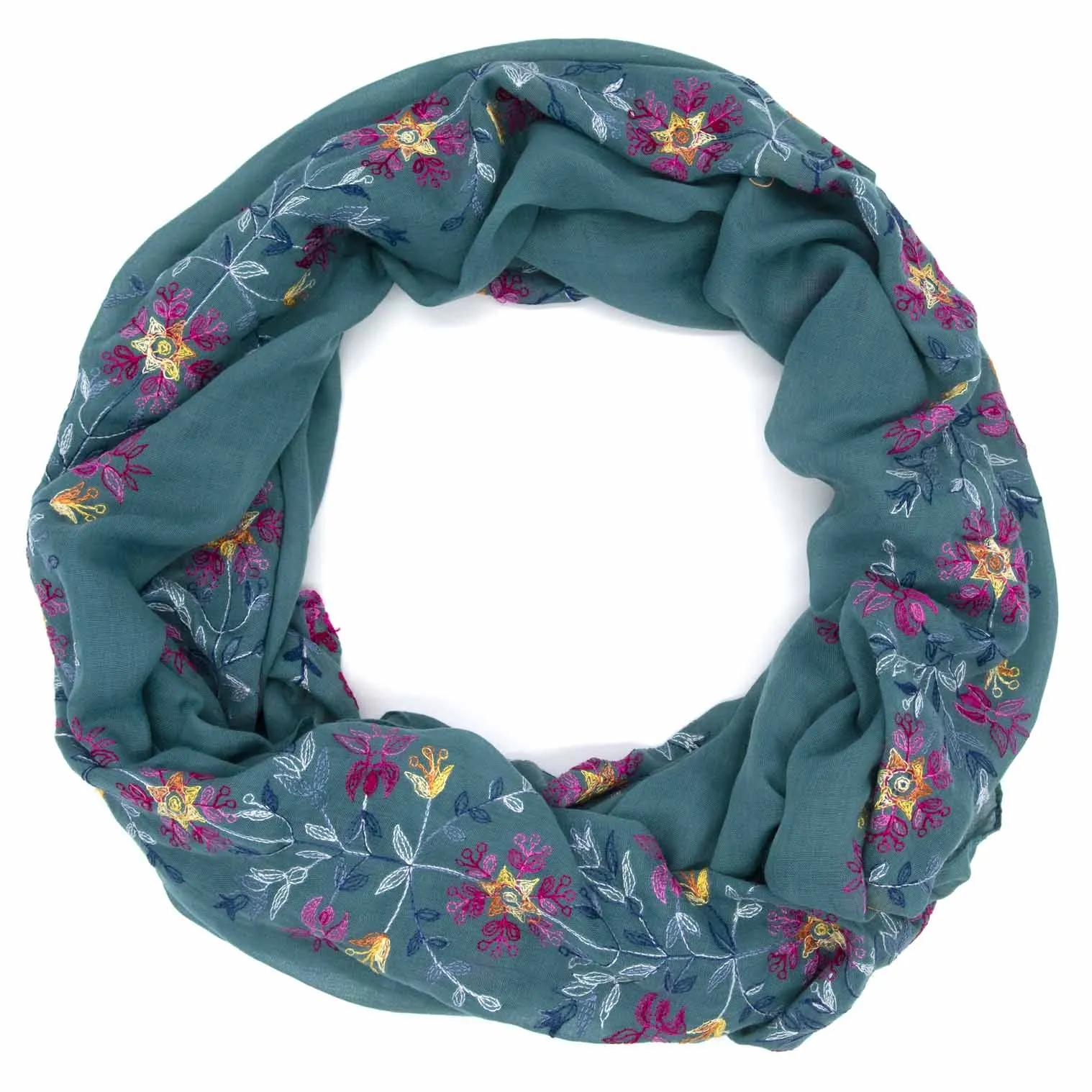 Embroidered Thai Scarf