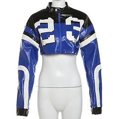 fashionable and personalized letter printed jackets AY3372