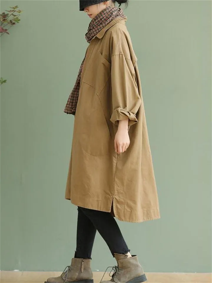 Fashionable Plus Size Medium Long Jackets For Lady