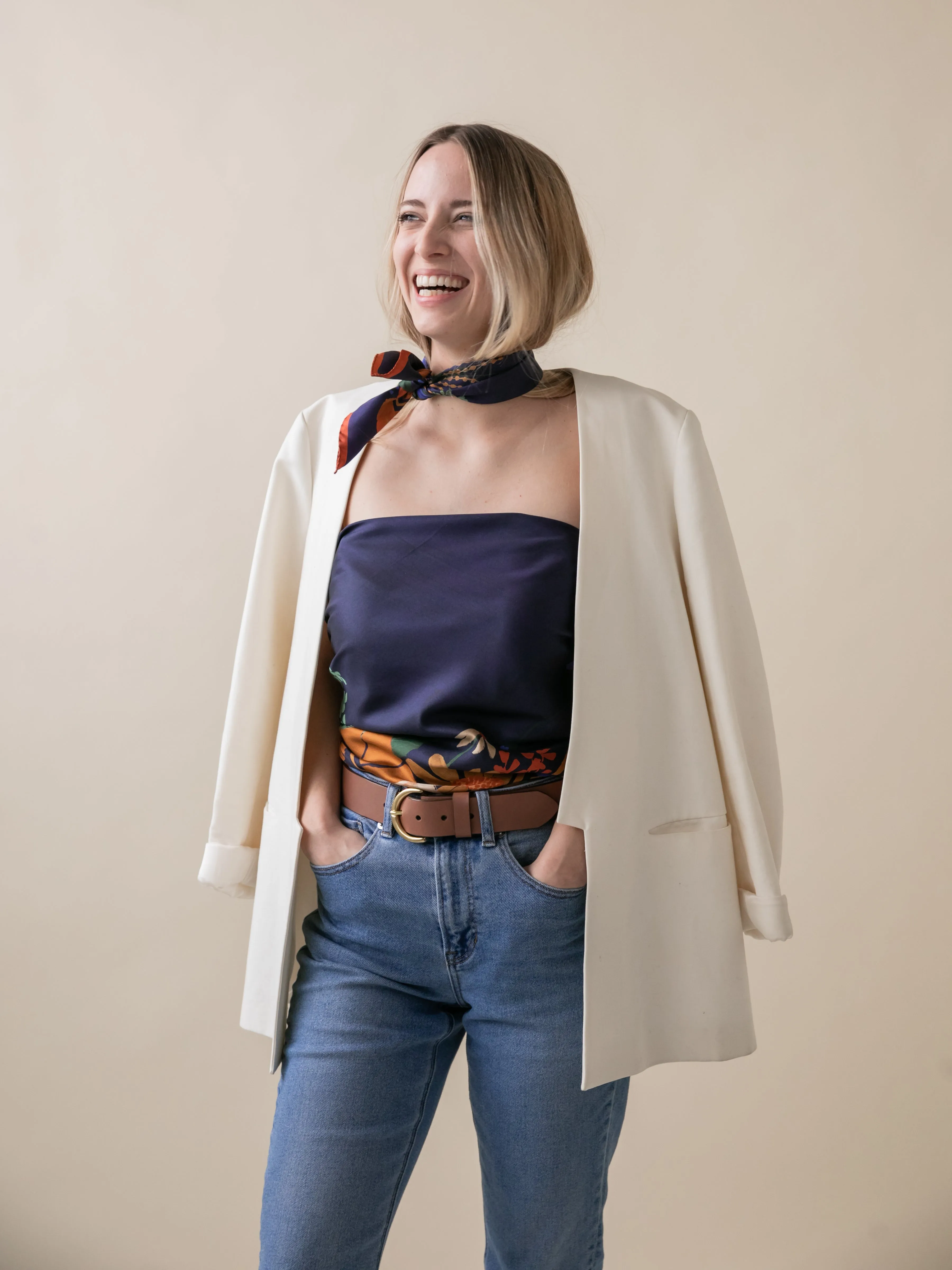 FOUNT x Lettie Briggs Floral Scarf