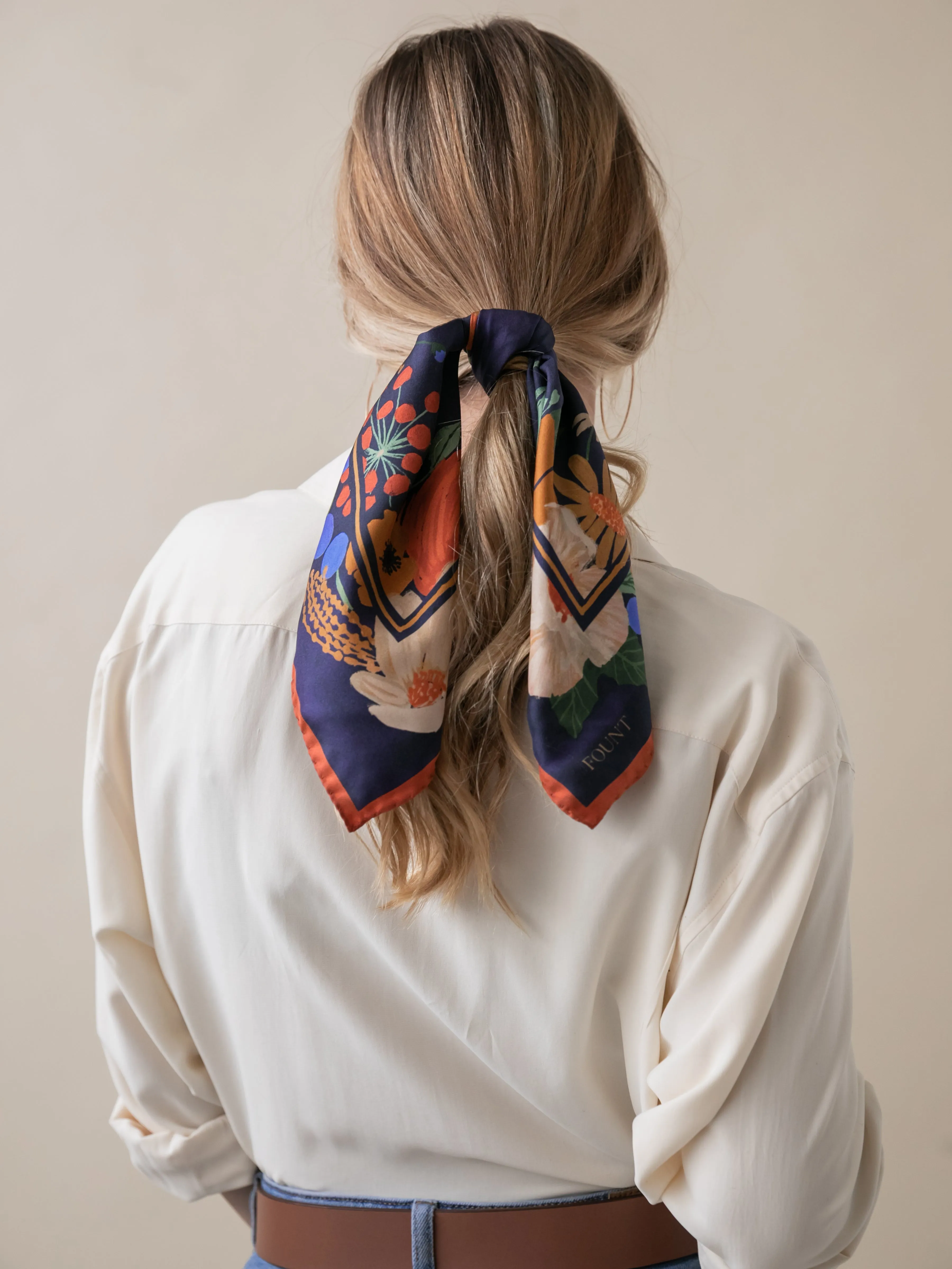 FOUNT x Lettie Briggs Floral Scarf