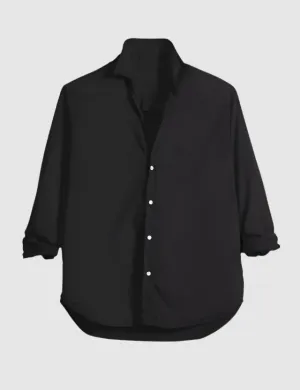 Frank and Eileen Eileen Relaxed Shirt in Black