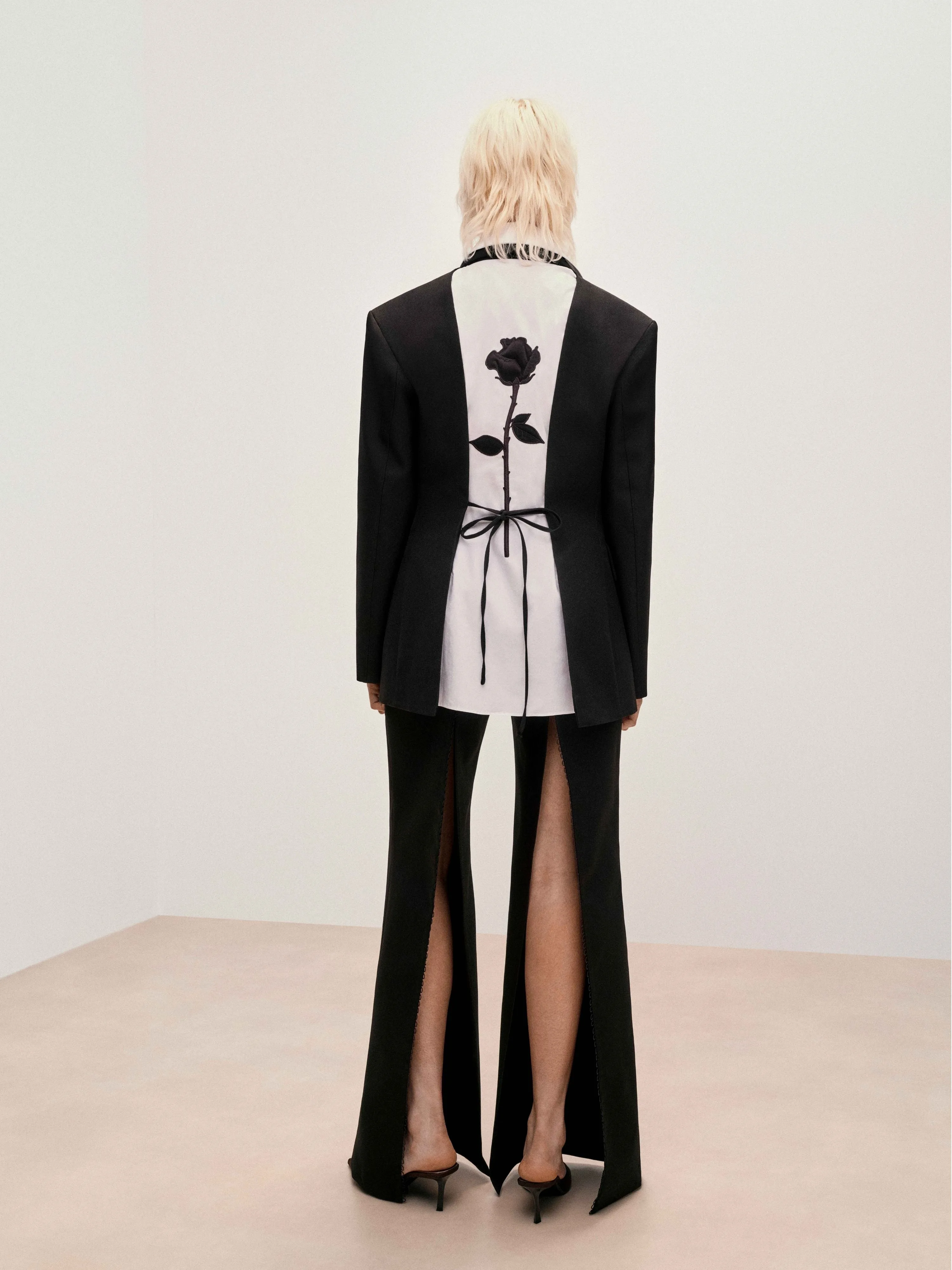 Fresh Cut Open Trousers - Black