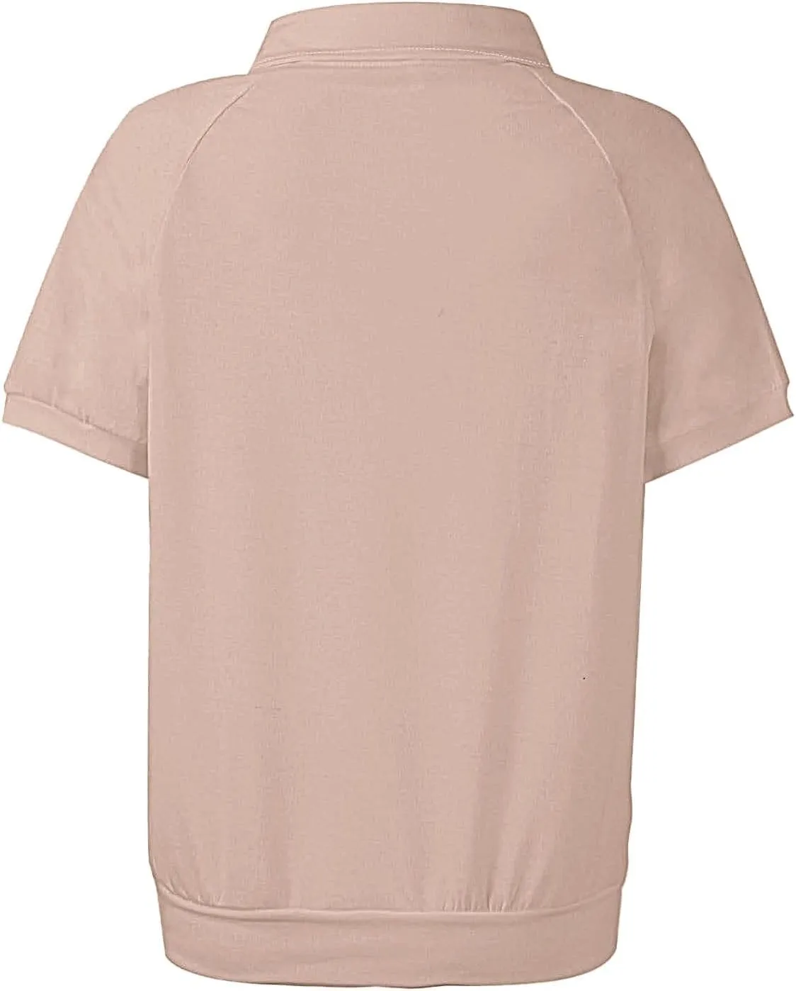 GOKKILRW Womens Polo Shirts 2025 Casual Golf Sports T-Shirts Short Sleeve Lapel Collar V-Neck Summer Tops Work Dressy Blouses