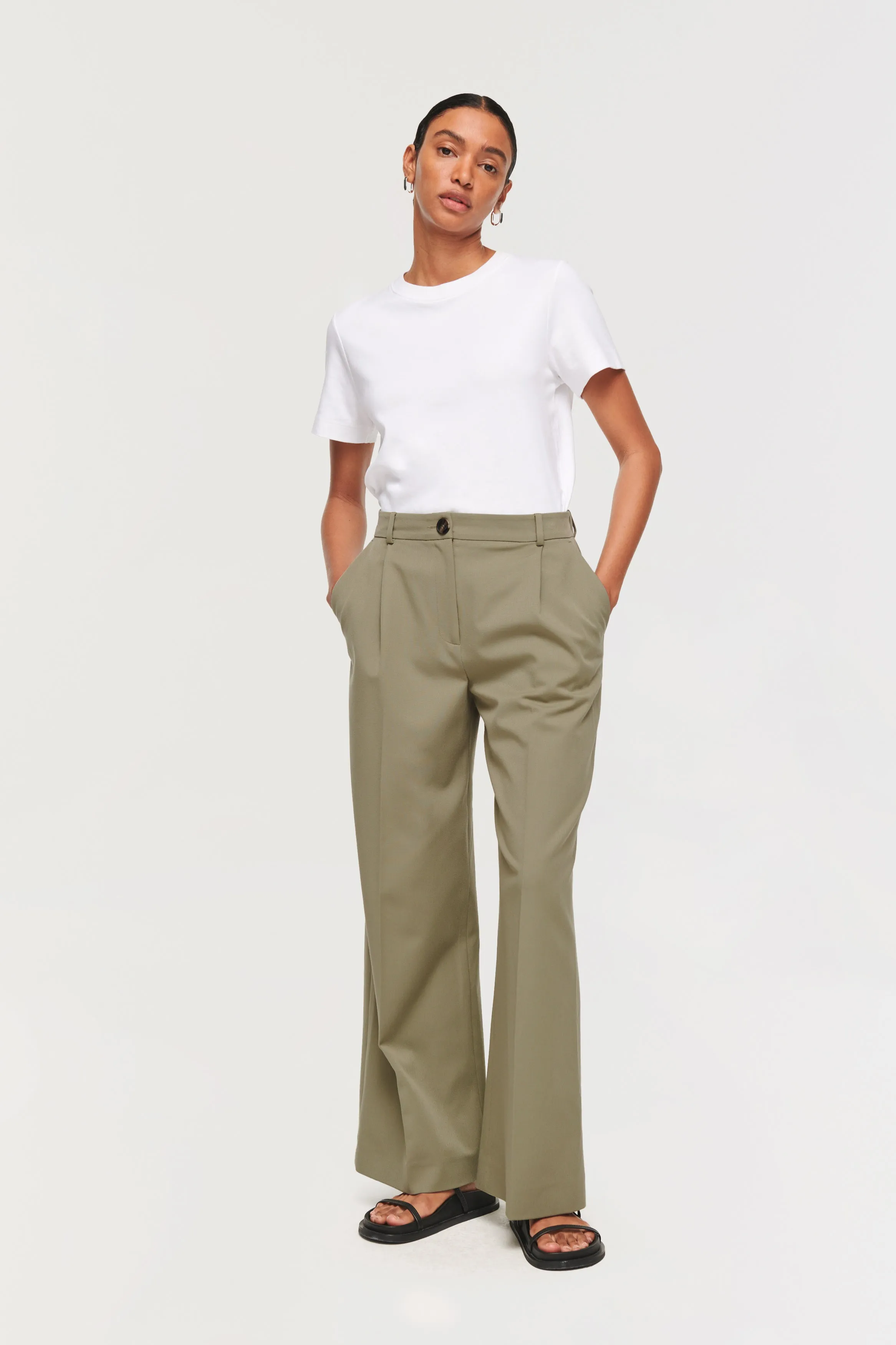 Hainault Wide Leg Trousers