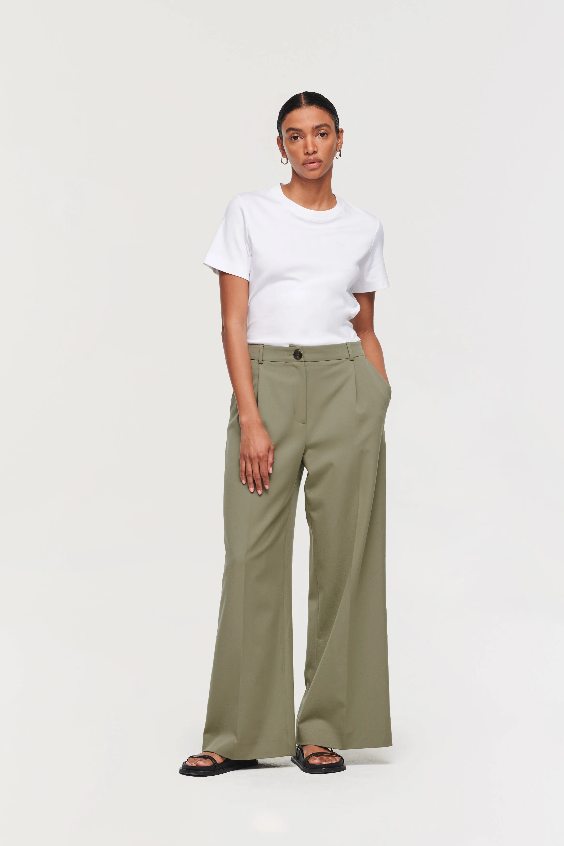 Hainault Wide Leg Trousers