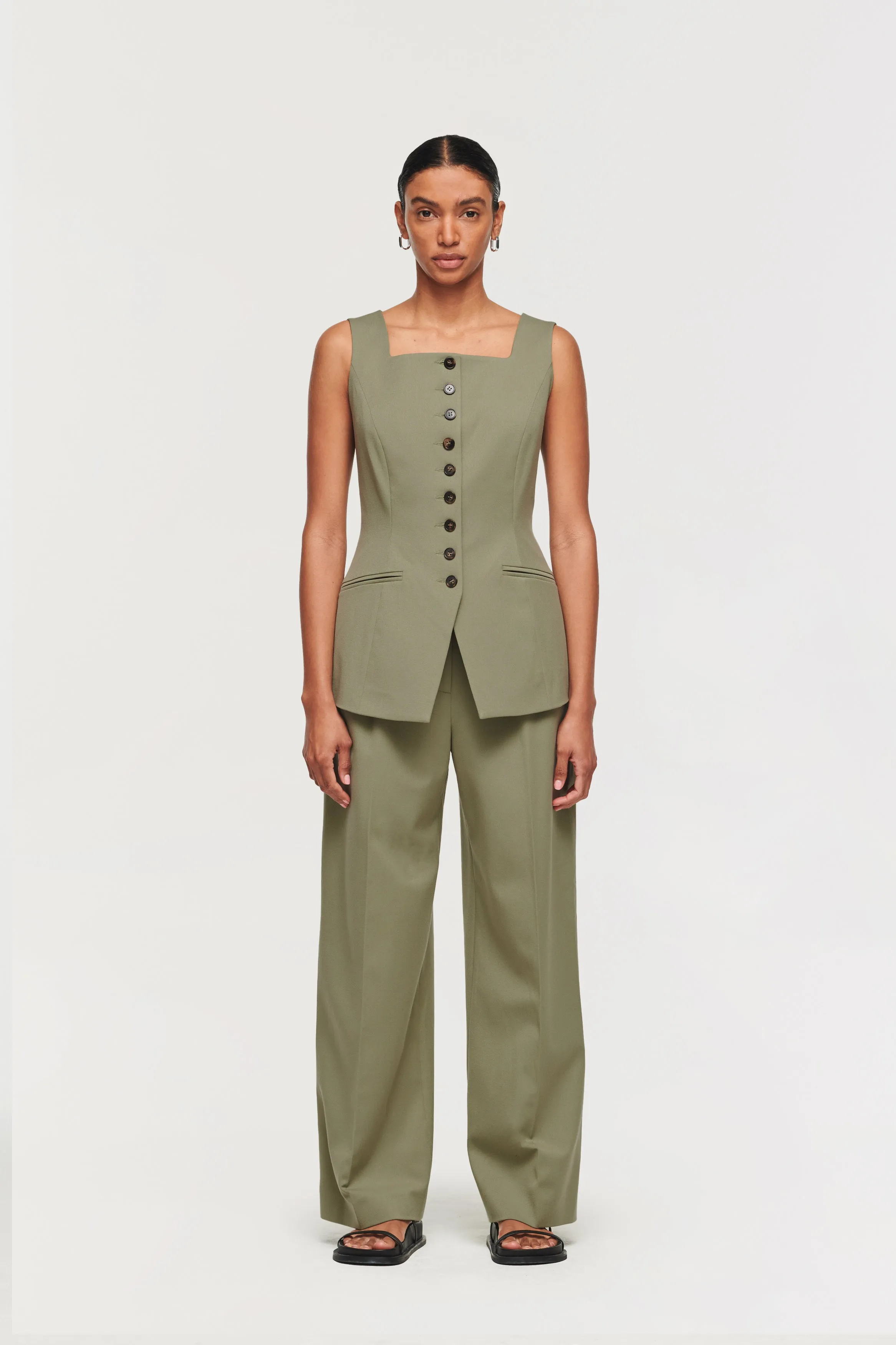 Hainault Wide Leg Trousers