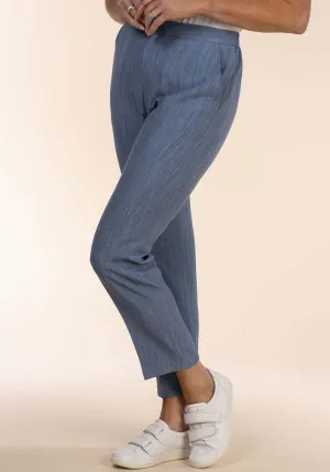 Half Elastic Pant - Blue