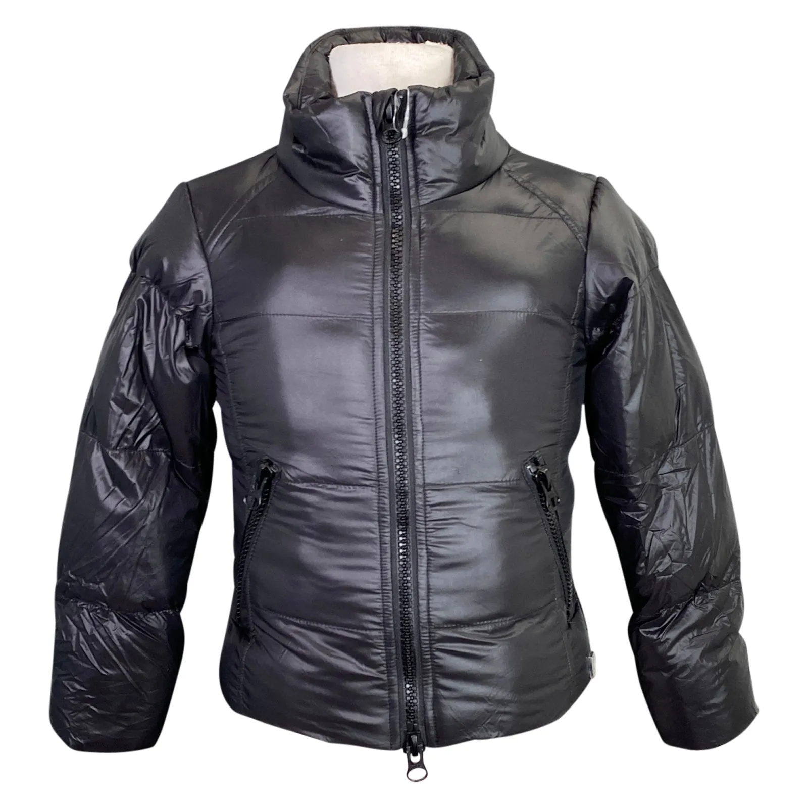 Horze 'Rianna' Puffer Jacket in Black - Children's 7-8