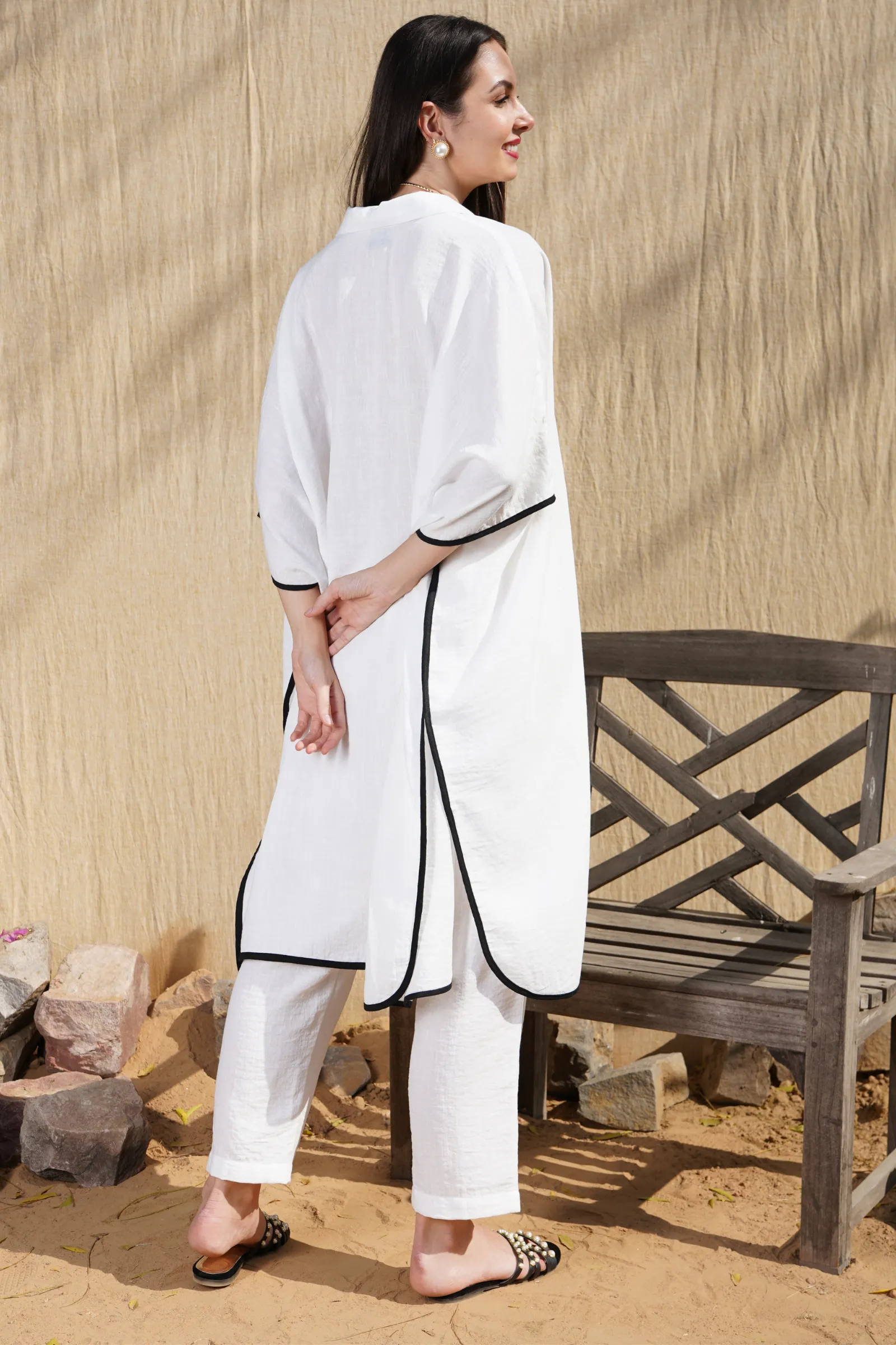 Linen kurta set