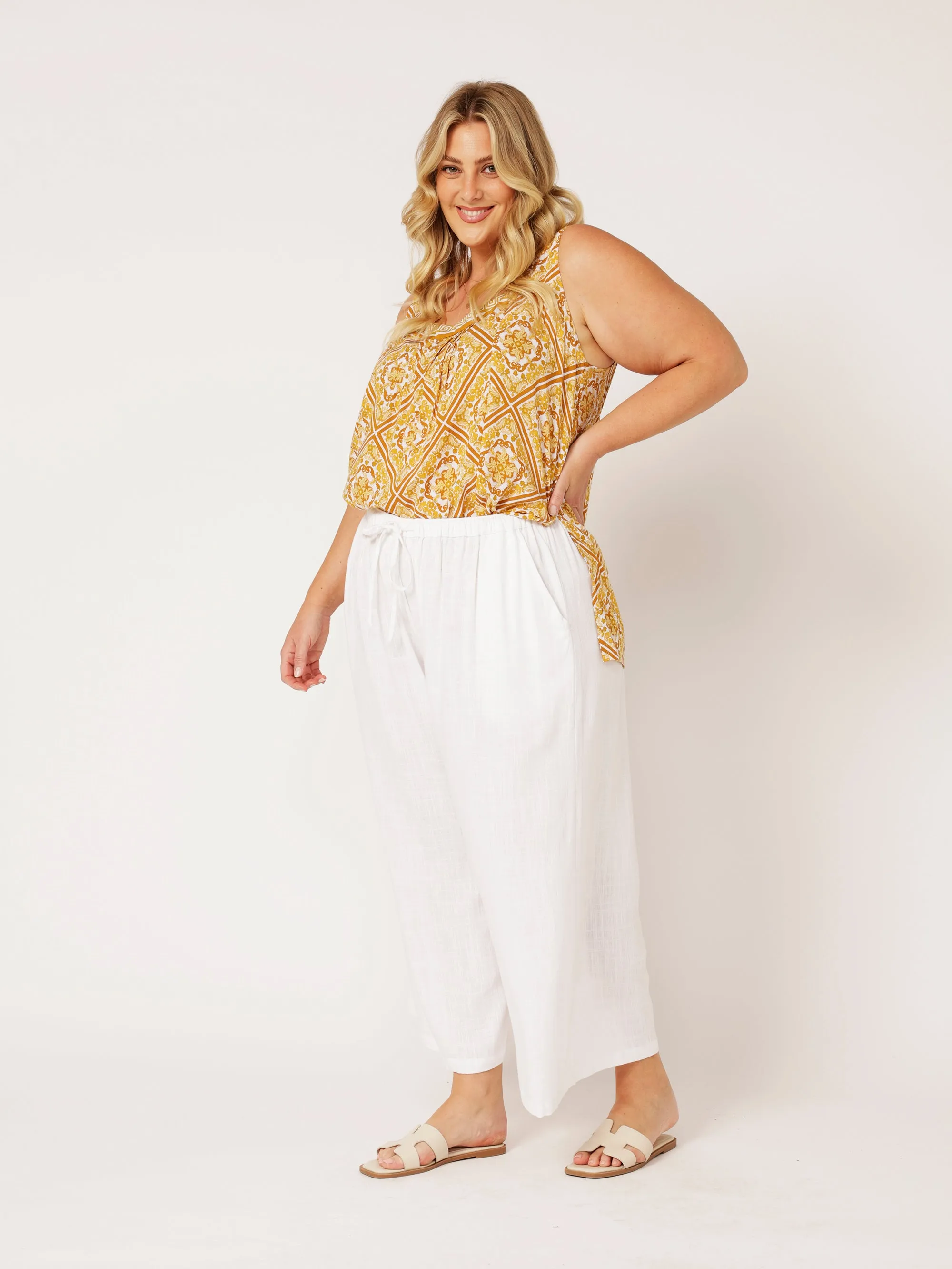Lotus Tank LONG | Golden Tile