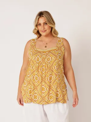 Lotus Tank LONG | Golden Tile