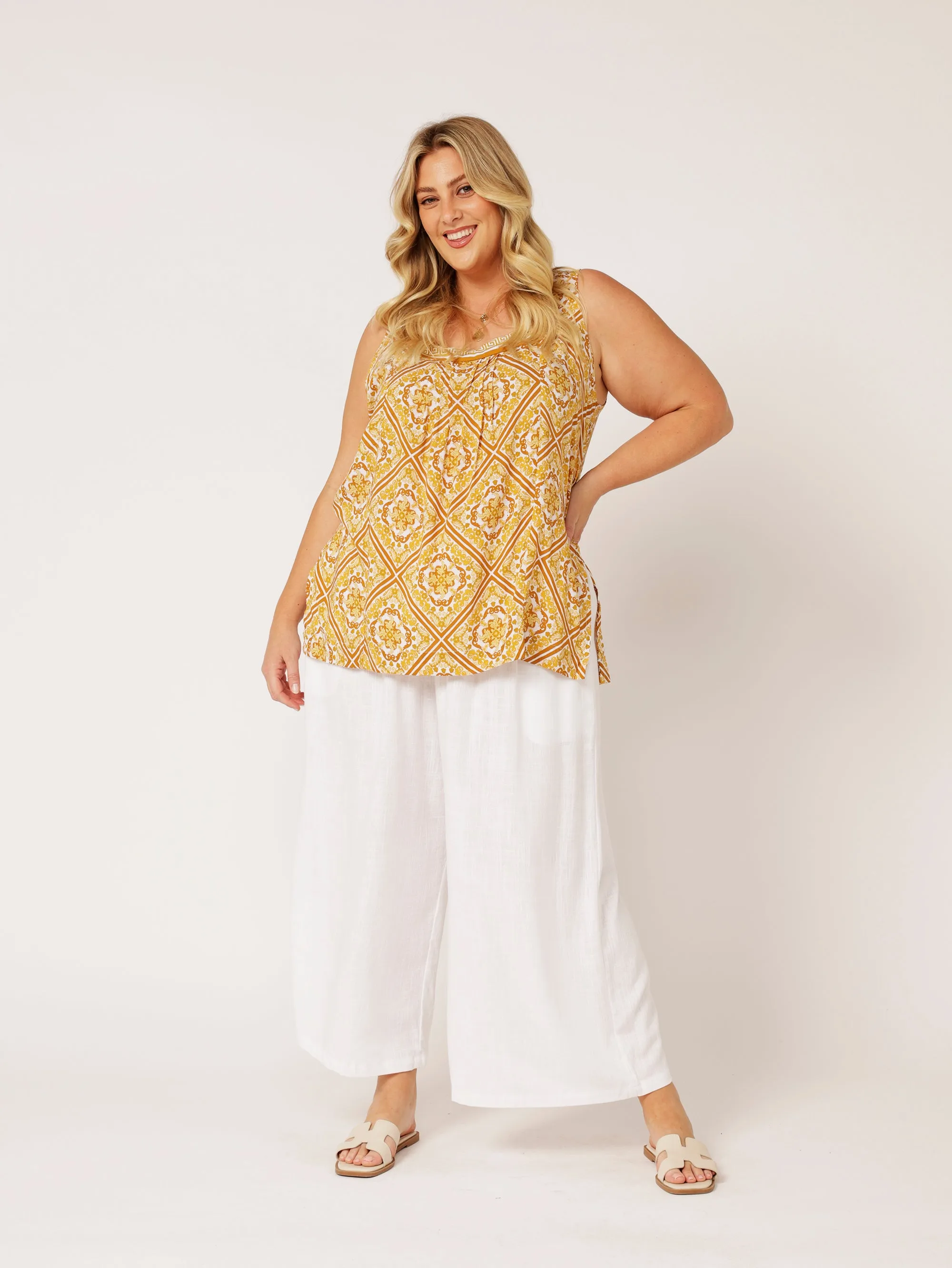 Lotus Tank LONG | Golden Tile
