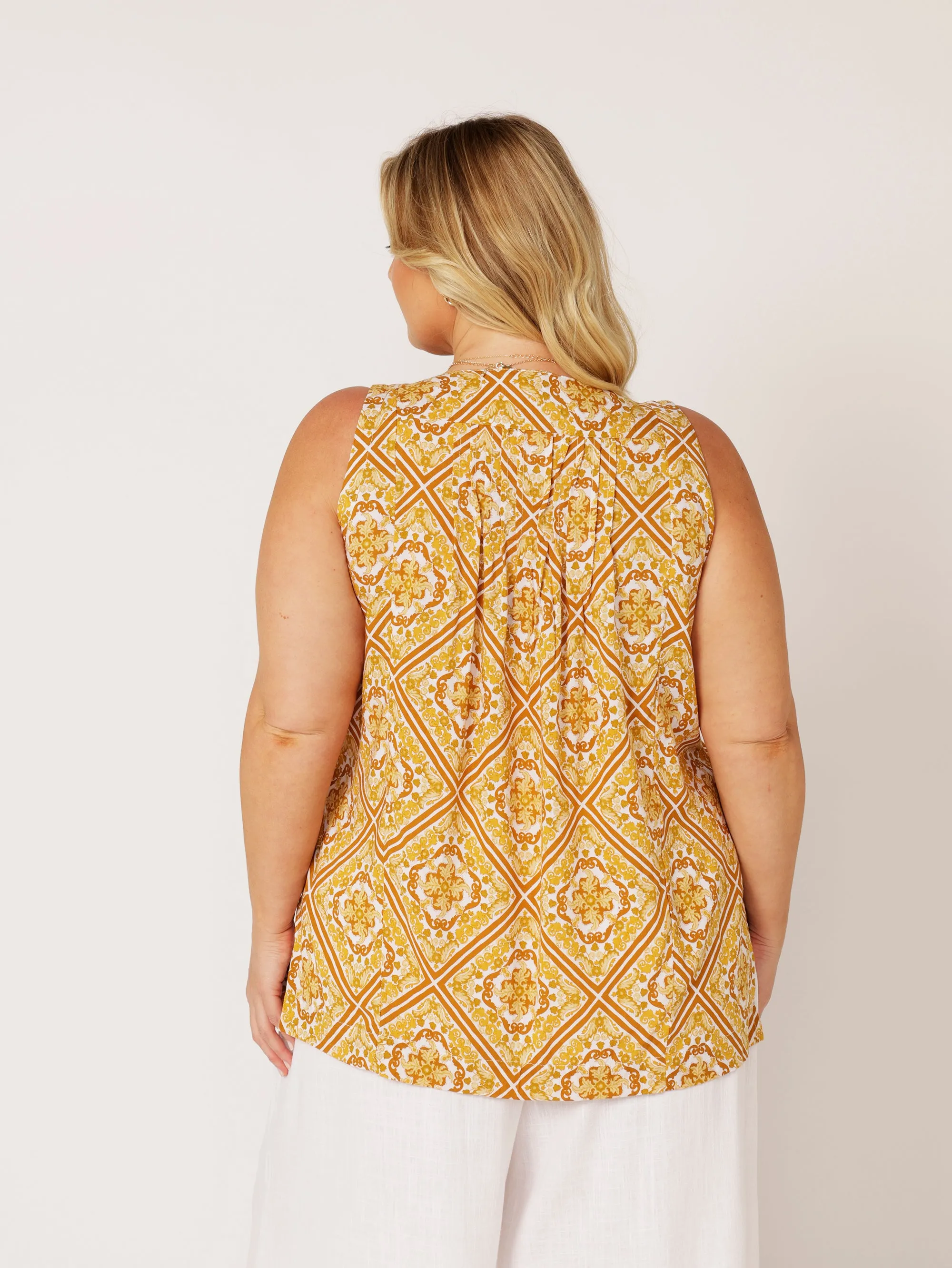 Lotus Tank LONG | Golden Tile
