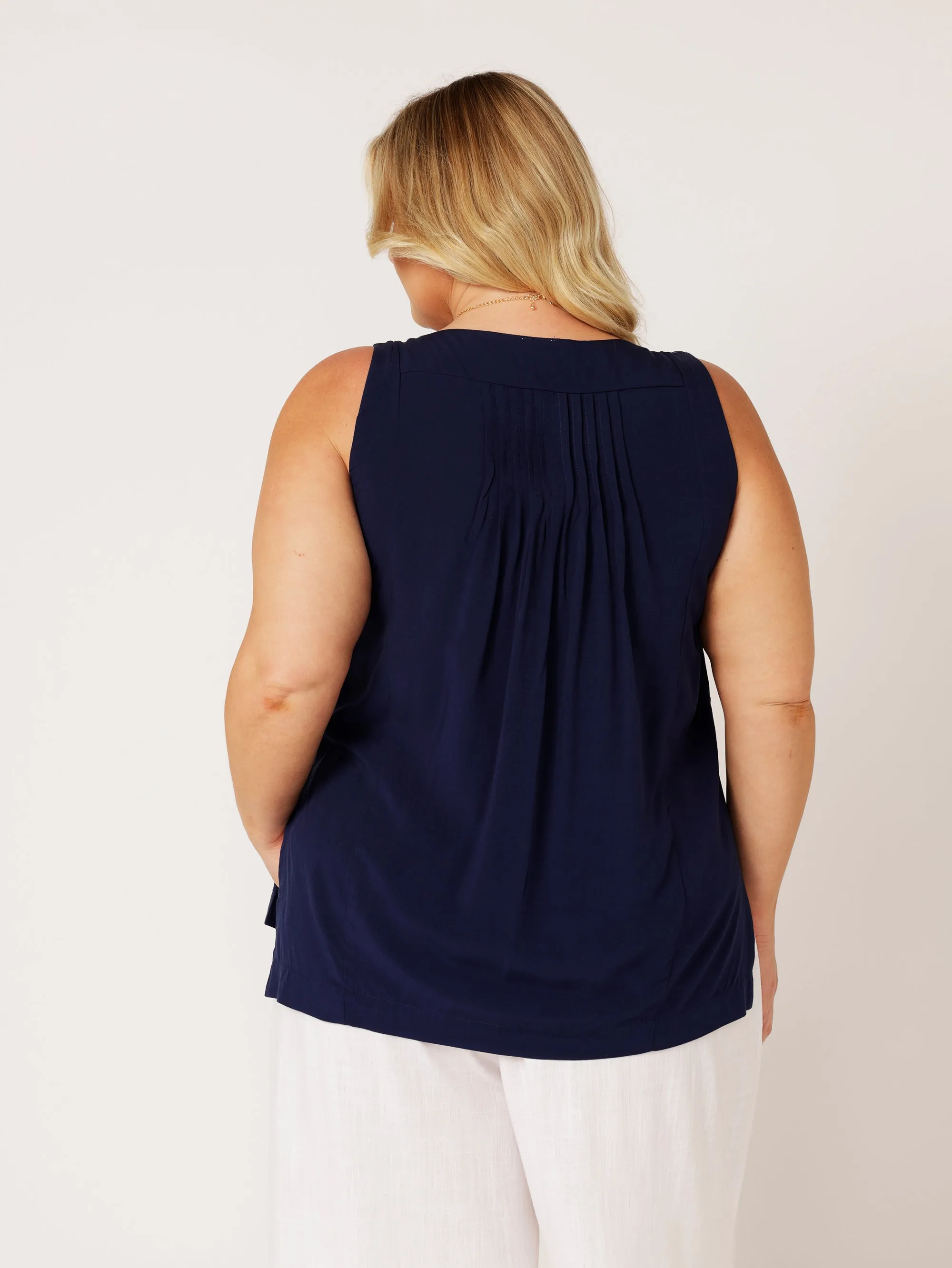 Lotus Tank LONG | Navy