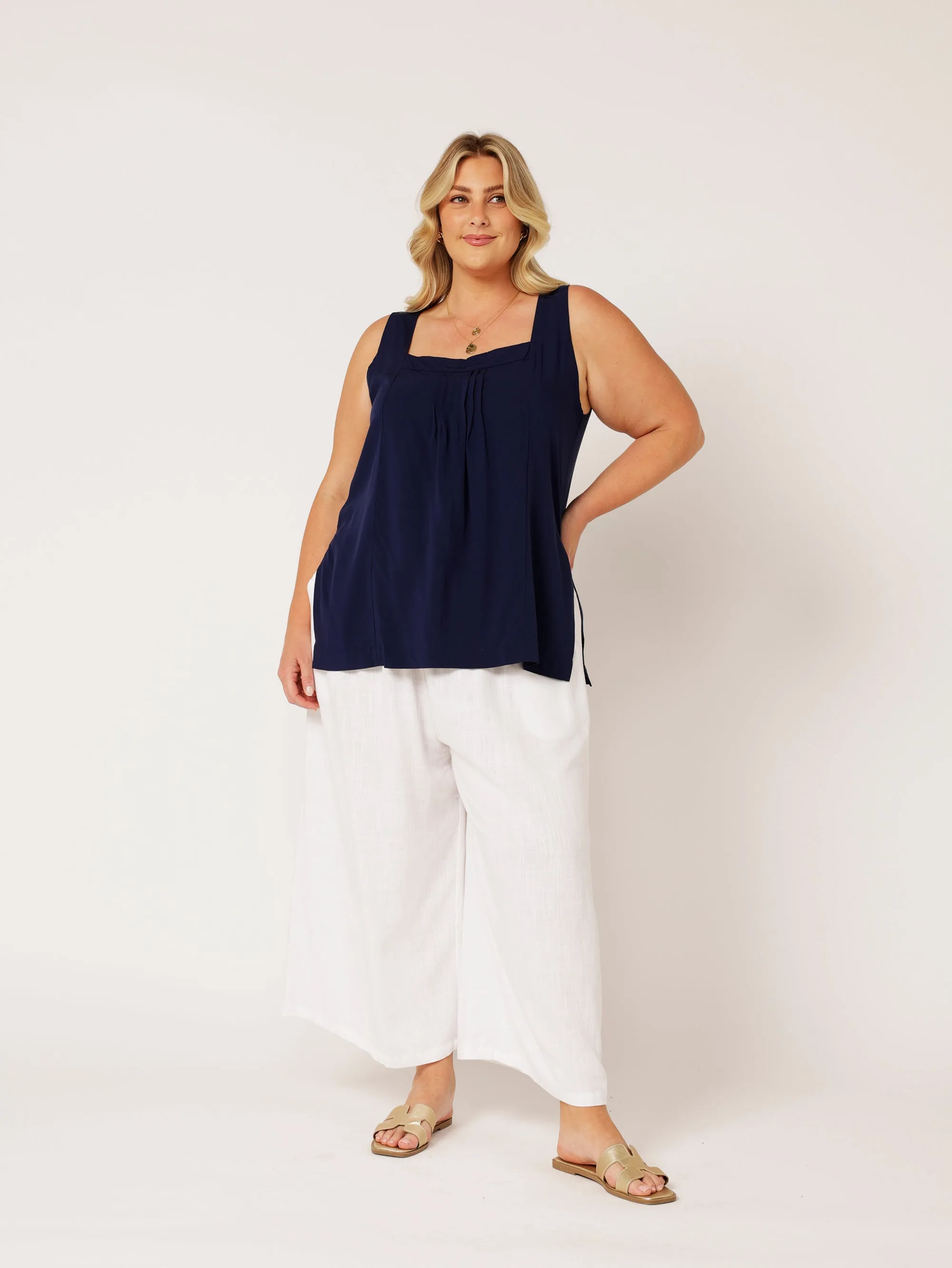 Lotus Tank LONG | Navy