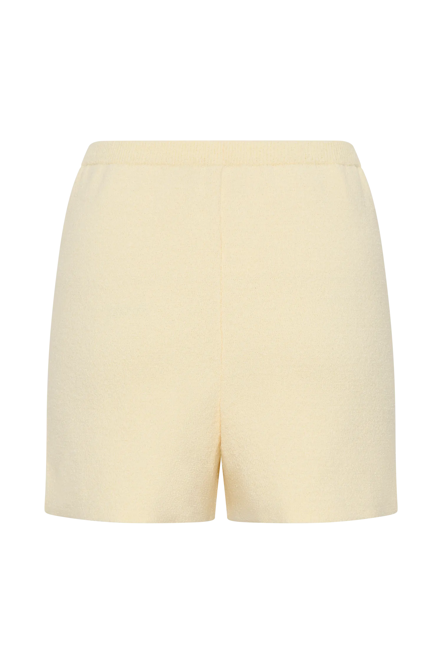 Malika Knit Shorts - Lemon