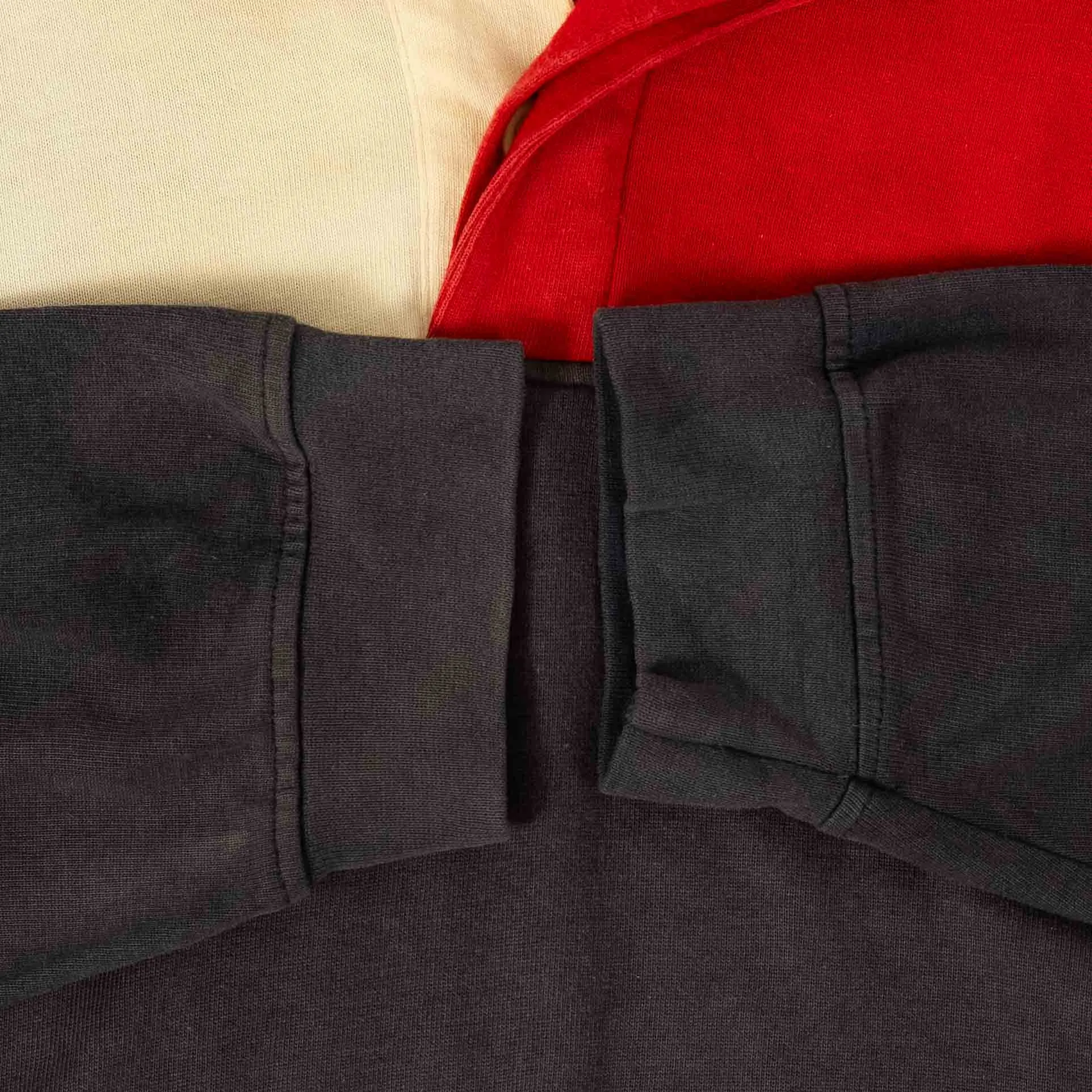 MEN'S VINTAGE COLOUR BLOCKED RELAXED RUGBY SHIRT - X-LARGE