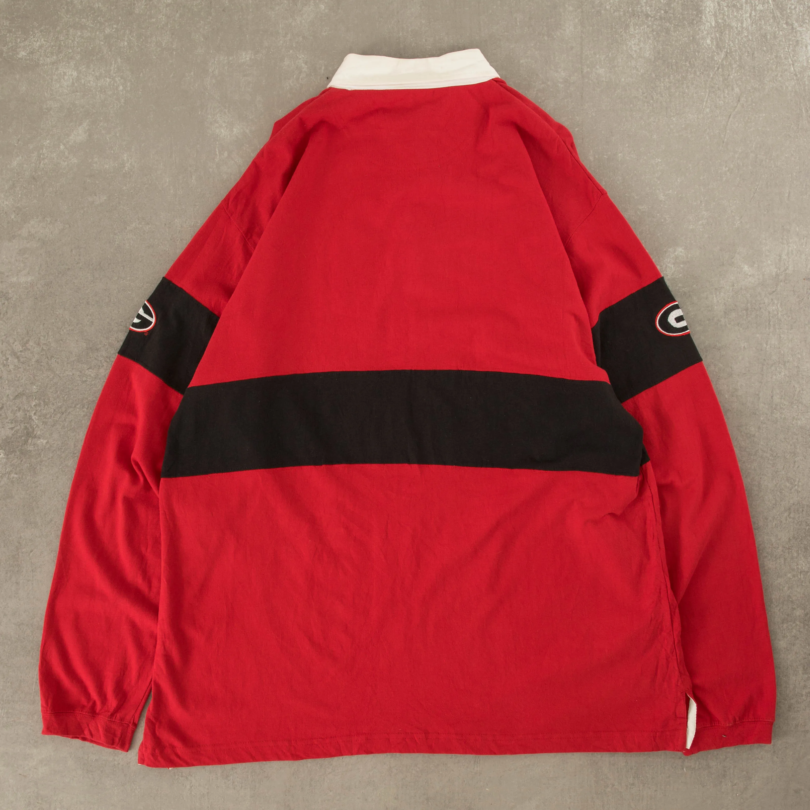 MEN'S VINTAGE GEORGIA RELAXED RUGBY TOP - X-LARGE