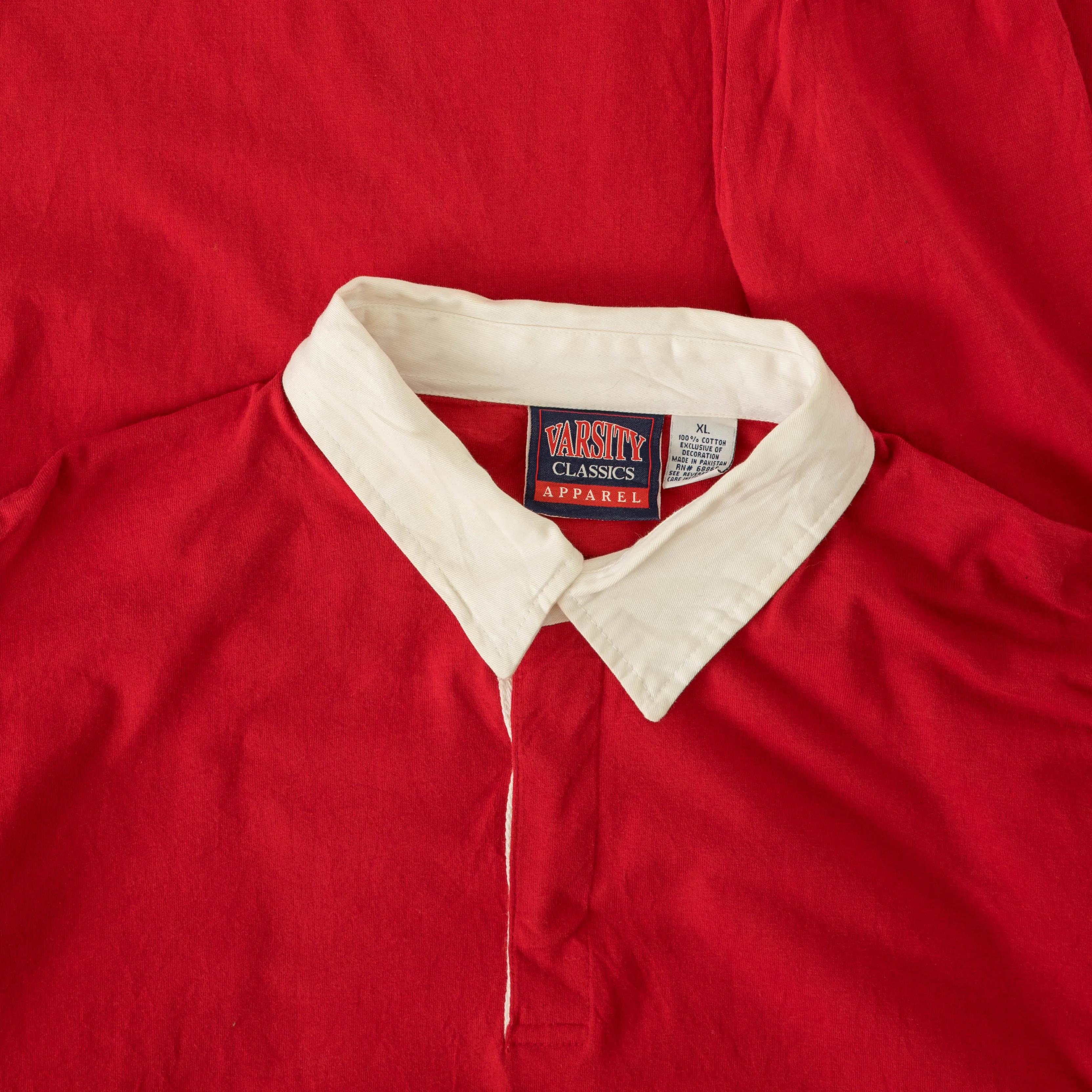 MEN'S VINTAGE GEORGIA RELAXED RUGBY TOP - X-LARGE