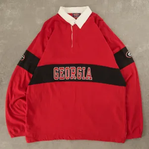 MEN'S VINTAGE GEORGIA RELAXED RUGBY TOP - X-LARGE