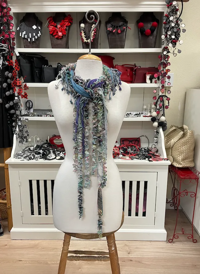 Monkey Mango Fringe Scarf - PRINT 11