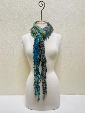 Monkey Mango Fringe Scarf - PRINT 18